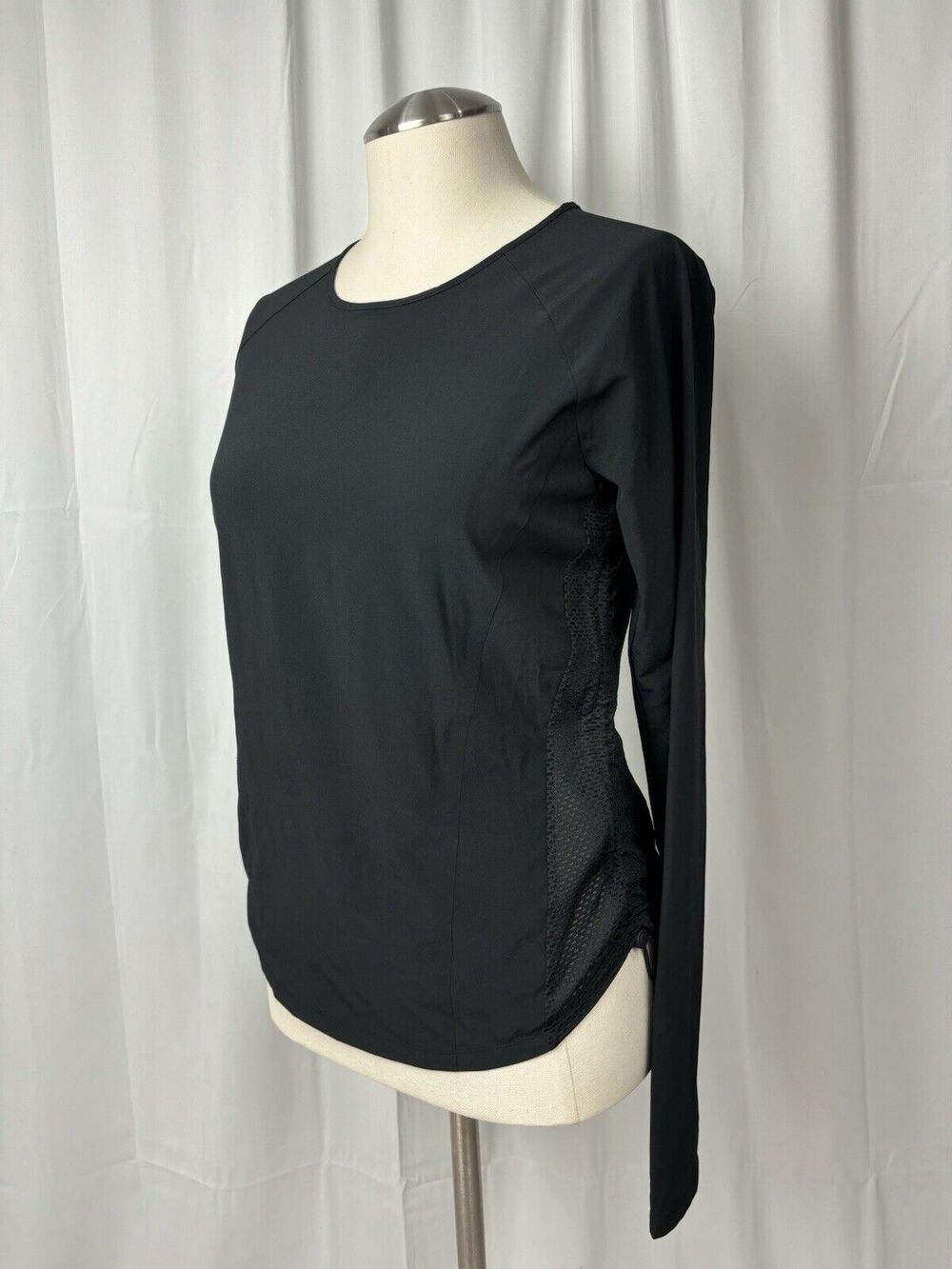 Athleta Womens Black Long Sleeve Yosemite Top XS